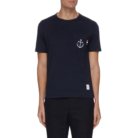 MR.TOM Anchor Embroidery T-shirt