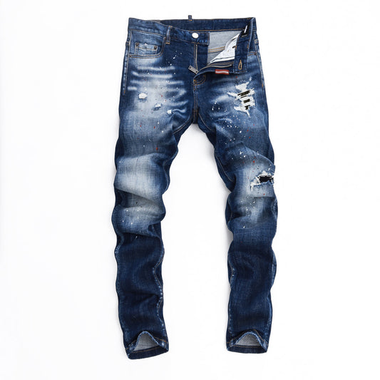 SOLO-DSQ2 25ss Ripped Jeans