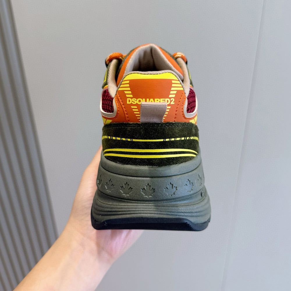 DSQ2 2026 Men's shoe Leather sneakers