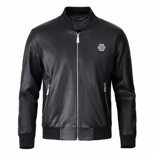 PIEIN LOGO Cowhide Jacket