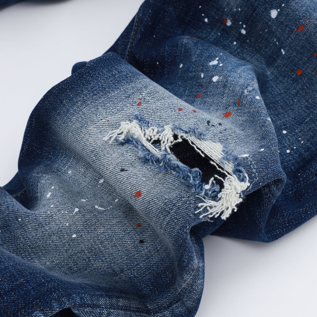 SOLO-DSQ2 25ss Ripped Jeans