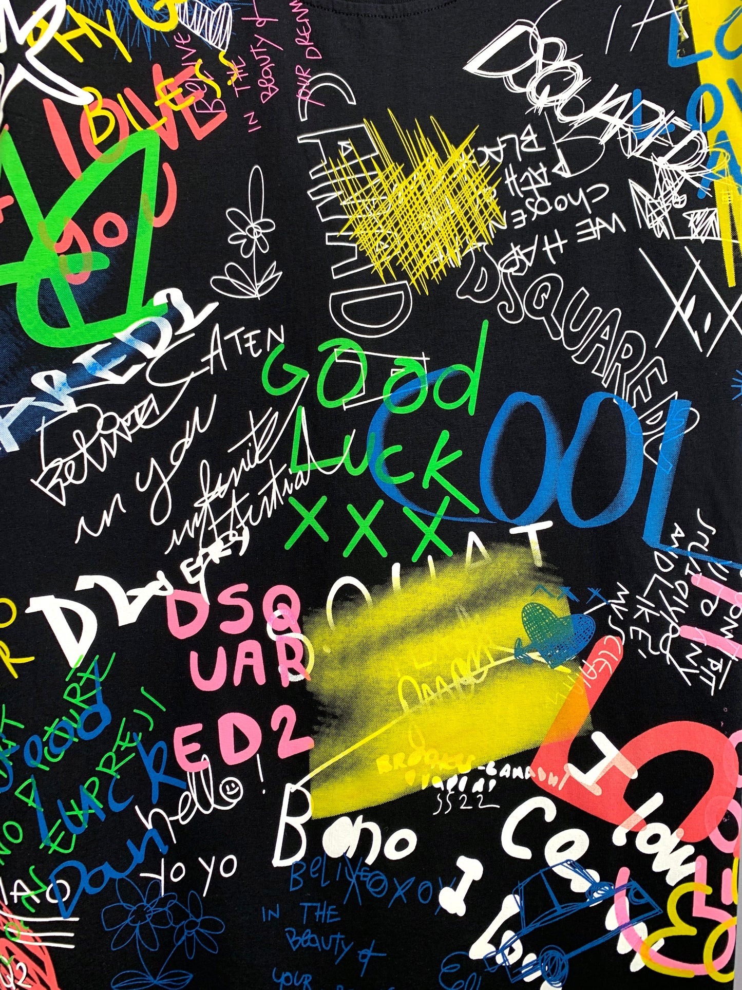 New-D2 Graffiti 2026ss T-shirt