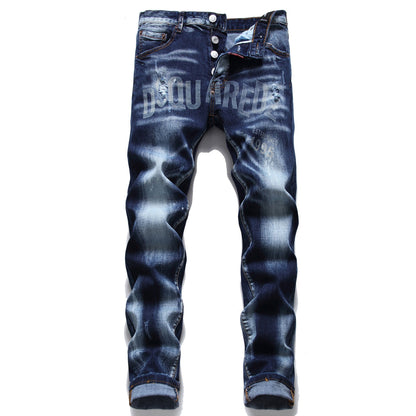 SOLO-DSQ2 2024ss printing Jeans