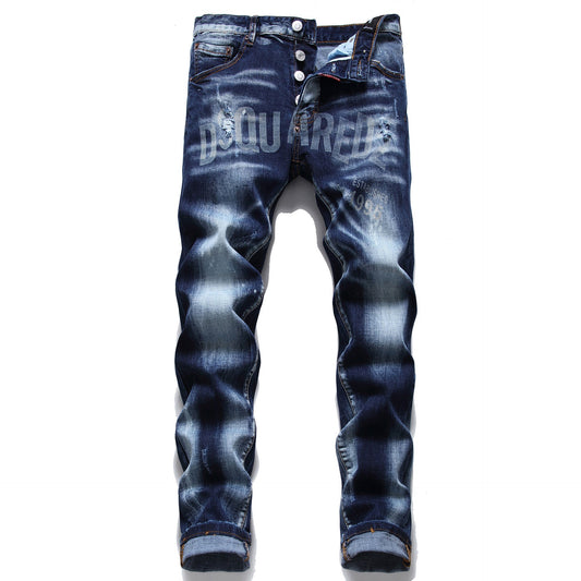 SOLO-DSQ2 2024ss printing Jeans