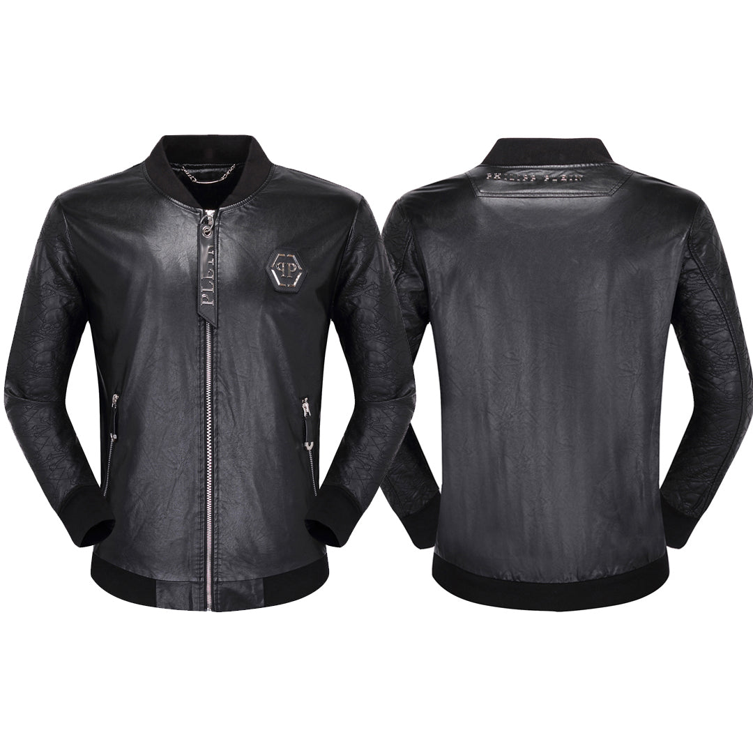 PLElN 25SS Black Cowhide Jacket