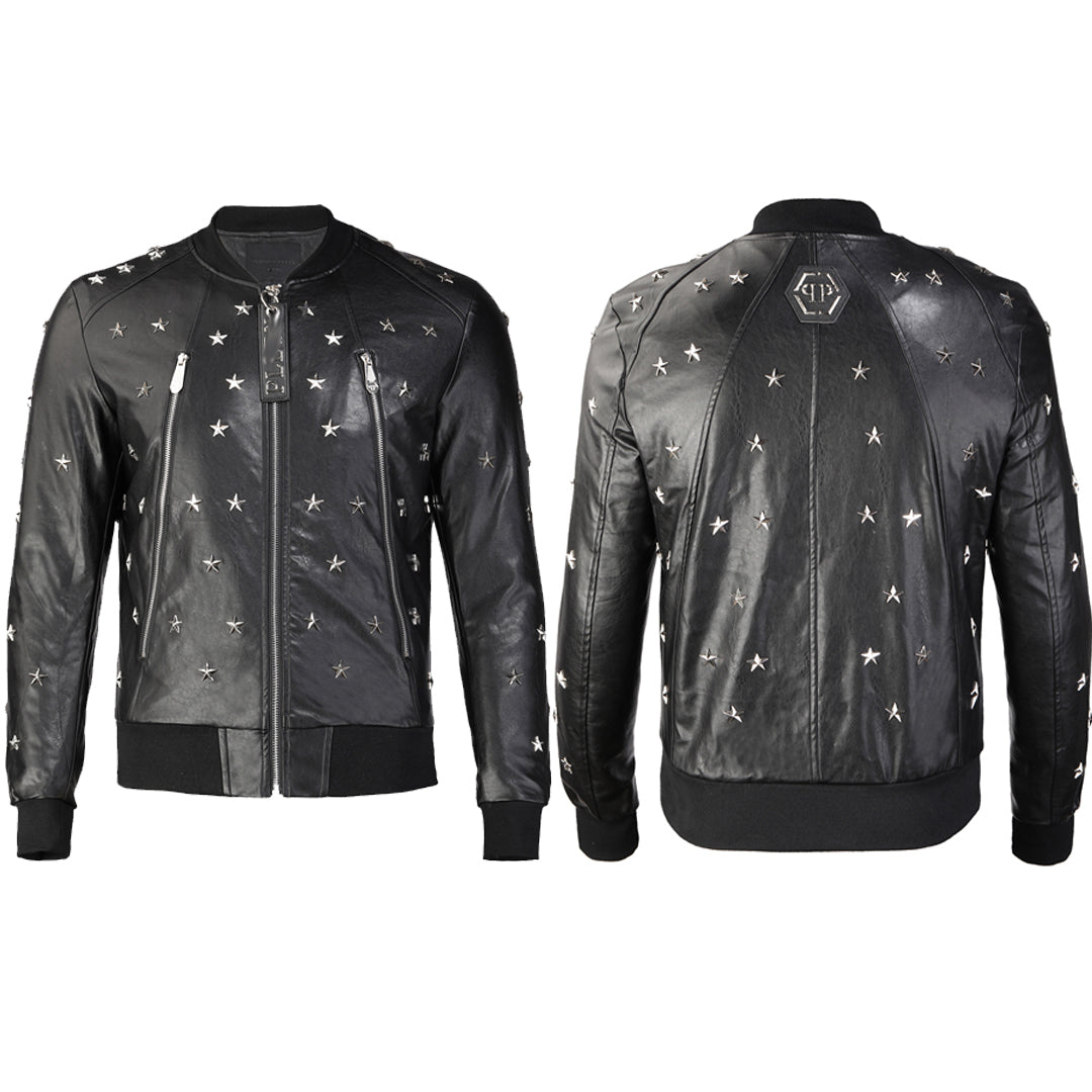 PLElN Black Cowhide Jacket