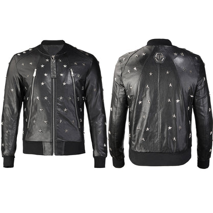 PLElN Black Cowhide Jacket