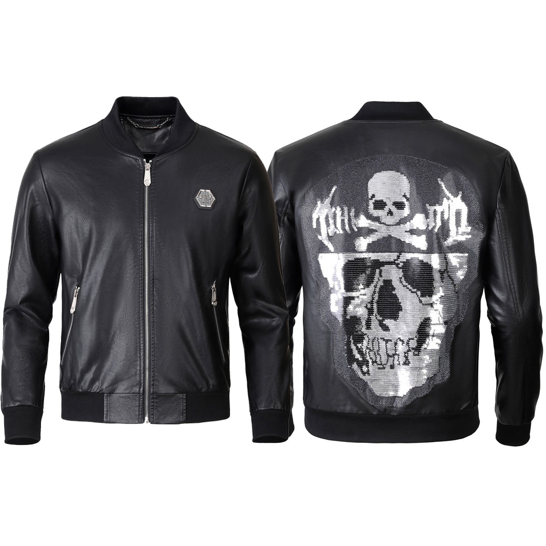 PLElN LOGO Cowhide Jacket