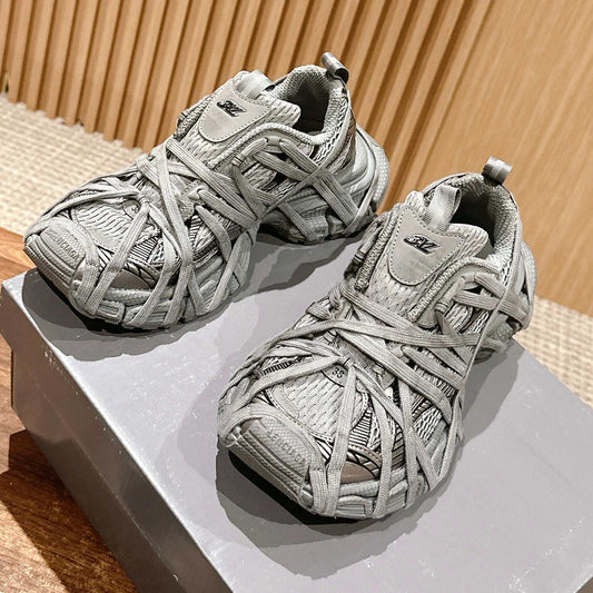 Distressed Vintage Couple's Style Shoe