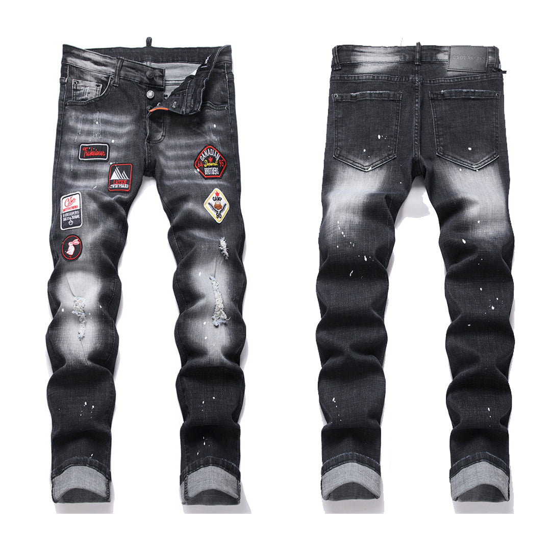 SOLO-DSQ2 25ss Ripped Jeans