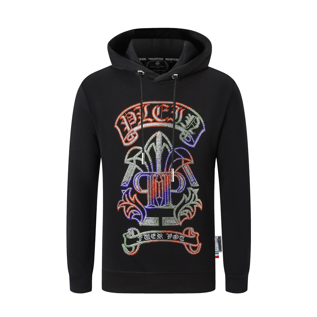 PLElN 2025SS Unisex Black Hoodie