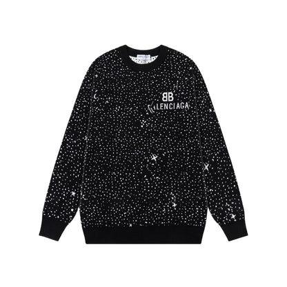 2025ss Man Graffiti Wool Sweater
