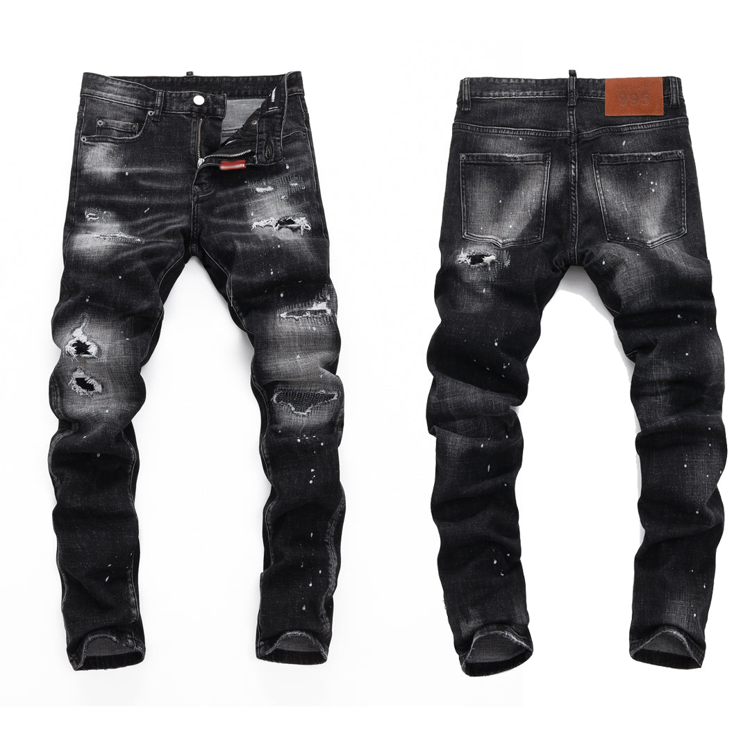 SOLO-DSQ2 25ss Ripped Jeans