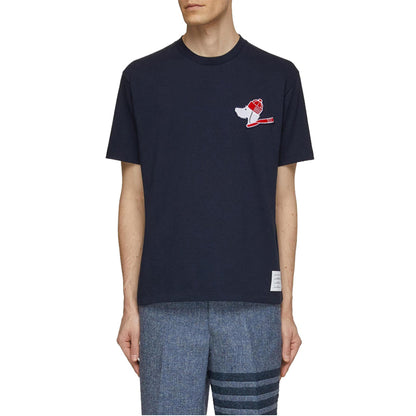THOM  Puppy embroidery T-shirt