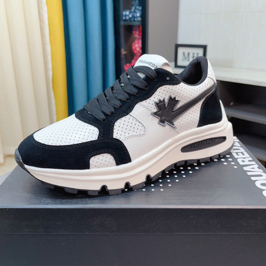 New-DSQ2 Leather sneakers
