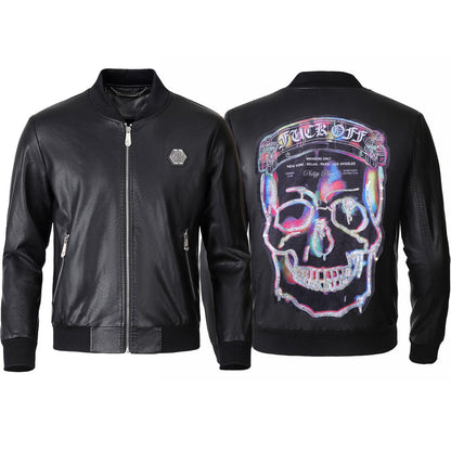 PLElN 2025ss Man Cowhide Jacket