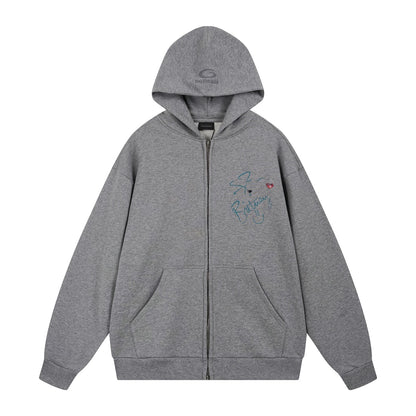 2025SS New LOGO Gray Hoodie