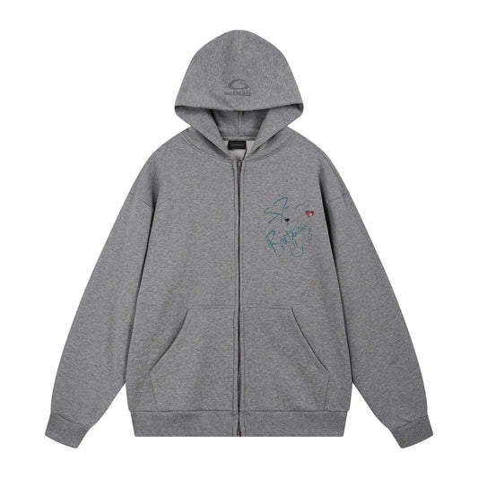 2025SS New LOGO Gray Hoodie
