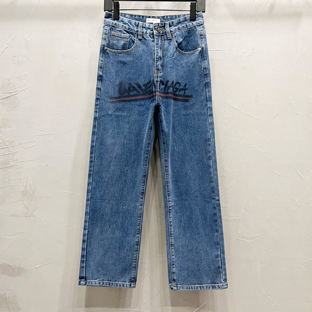 2025SSNew Man Graffiti Jeans