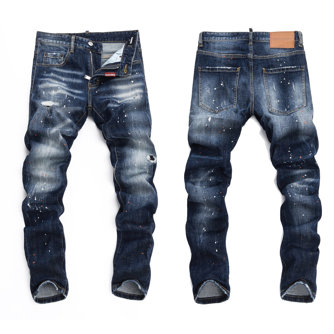 SOLO-DSQ2 25ss Ripped Jeans