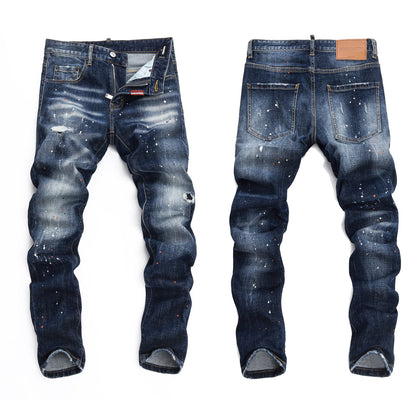 SOLO-DSQ2 25ss Ripped Jeans