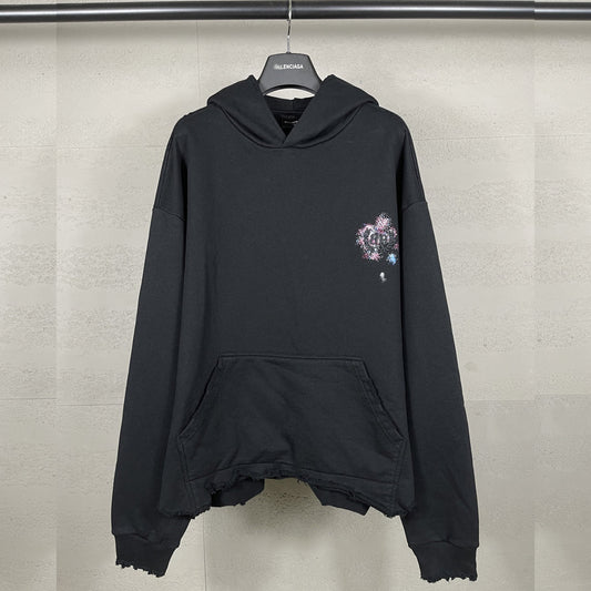 2025SS Distressed Gradient Hoodie