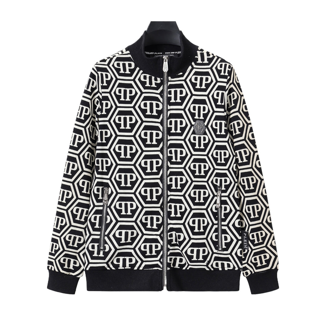 PLElN 2025SS Sports Black Hoodie