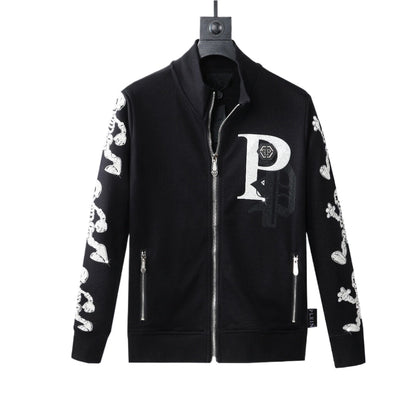 PLElN 2025SS Sports Black Hoodie