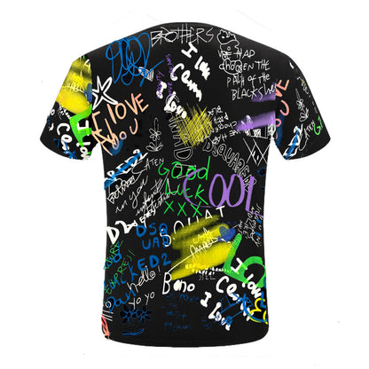 New-D2 Graffiti 2026ss T-shirt