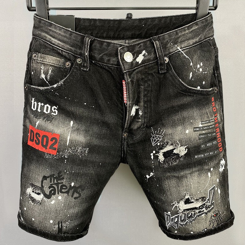 DSQ2 2025 New Blue Ripped Jeans