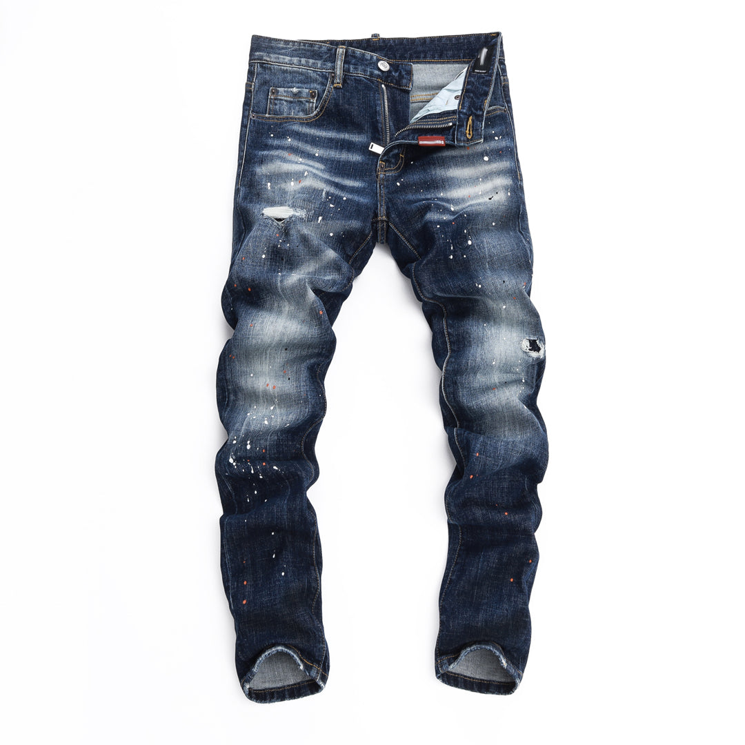 SOLO-DSQ2 25ss Ripped Jeans