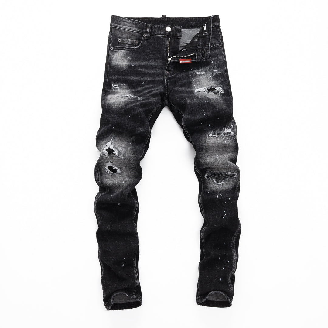 SOLO-DSQ2 25ss Ripped Jeans