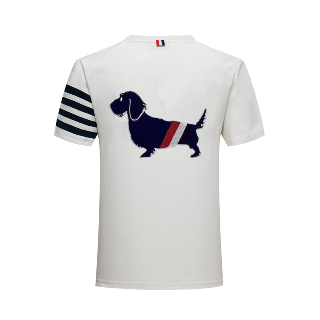 THOM  Puppy embroidery T-shirt