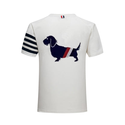 THOM  Puppy embroidery T-shirt
