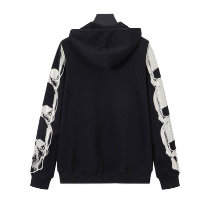 PLElN 2025SS Sports Black Hoodie