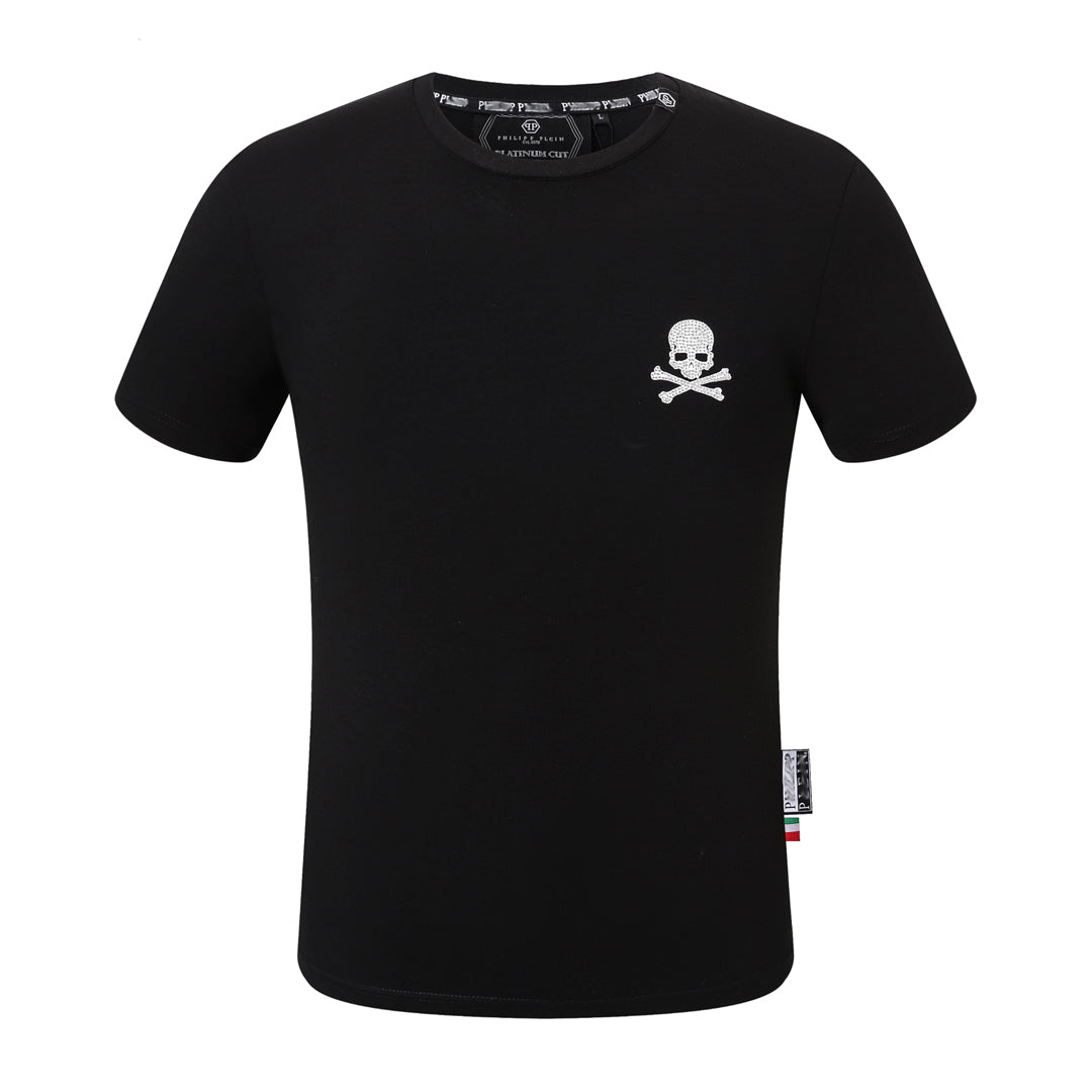 PLElN Hot stamping Skull T-shirt