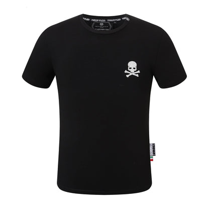 PLElN Hot stamping Skull T-shirt
