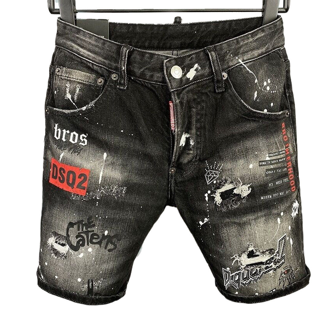 DSQ2 2025 New Blue Ripped Jeans