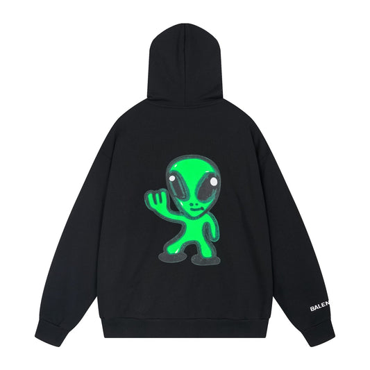 2025SS Alien Print Hoodie
