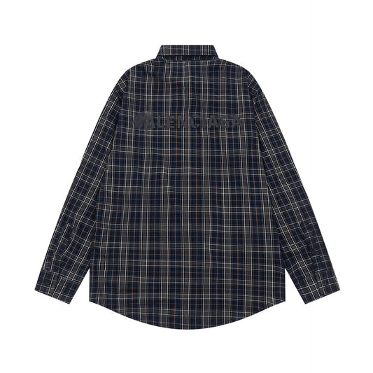 2025SS Plaid Long-Sleeve Shirt