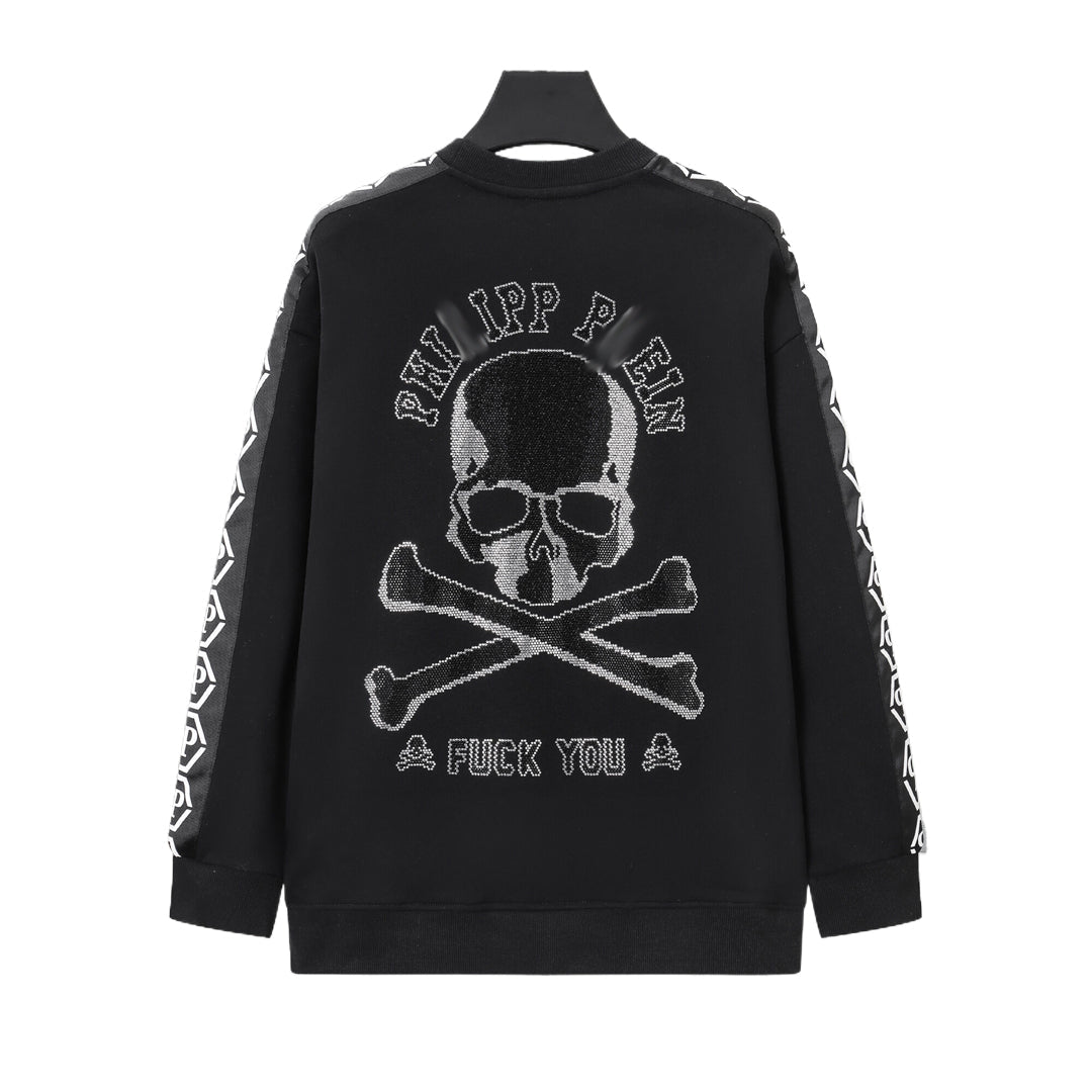 PLElN 2025SS Sports Black Hoodie