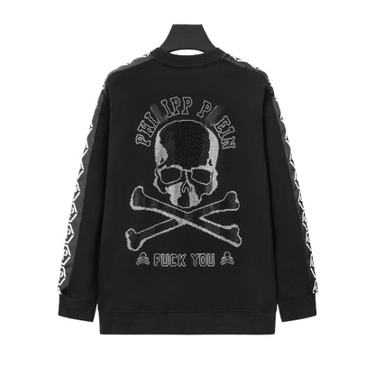 PLElN 2025SS Sports Black Hoodie