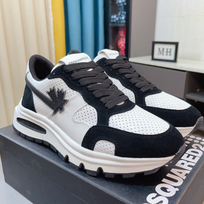 New-DSQ2 Leather sneakers