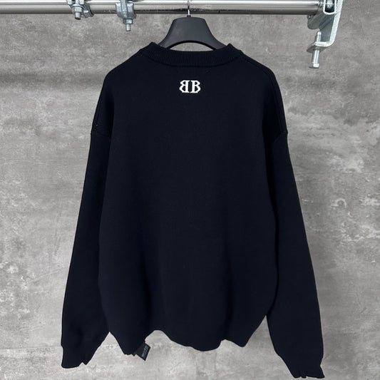 2025ss Man Destroyed Sweater