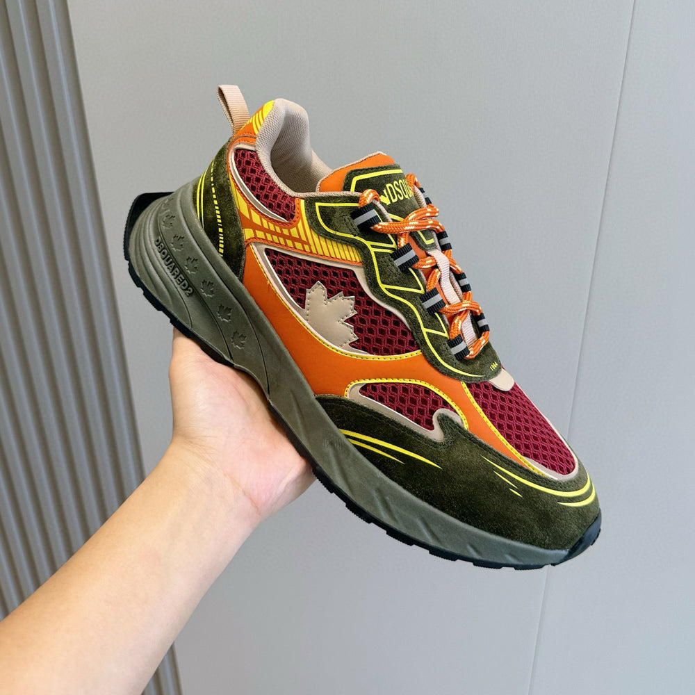 DSQ2 2026 Men's shoe Leather sneakers