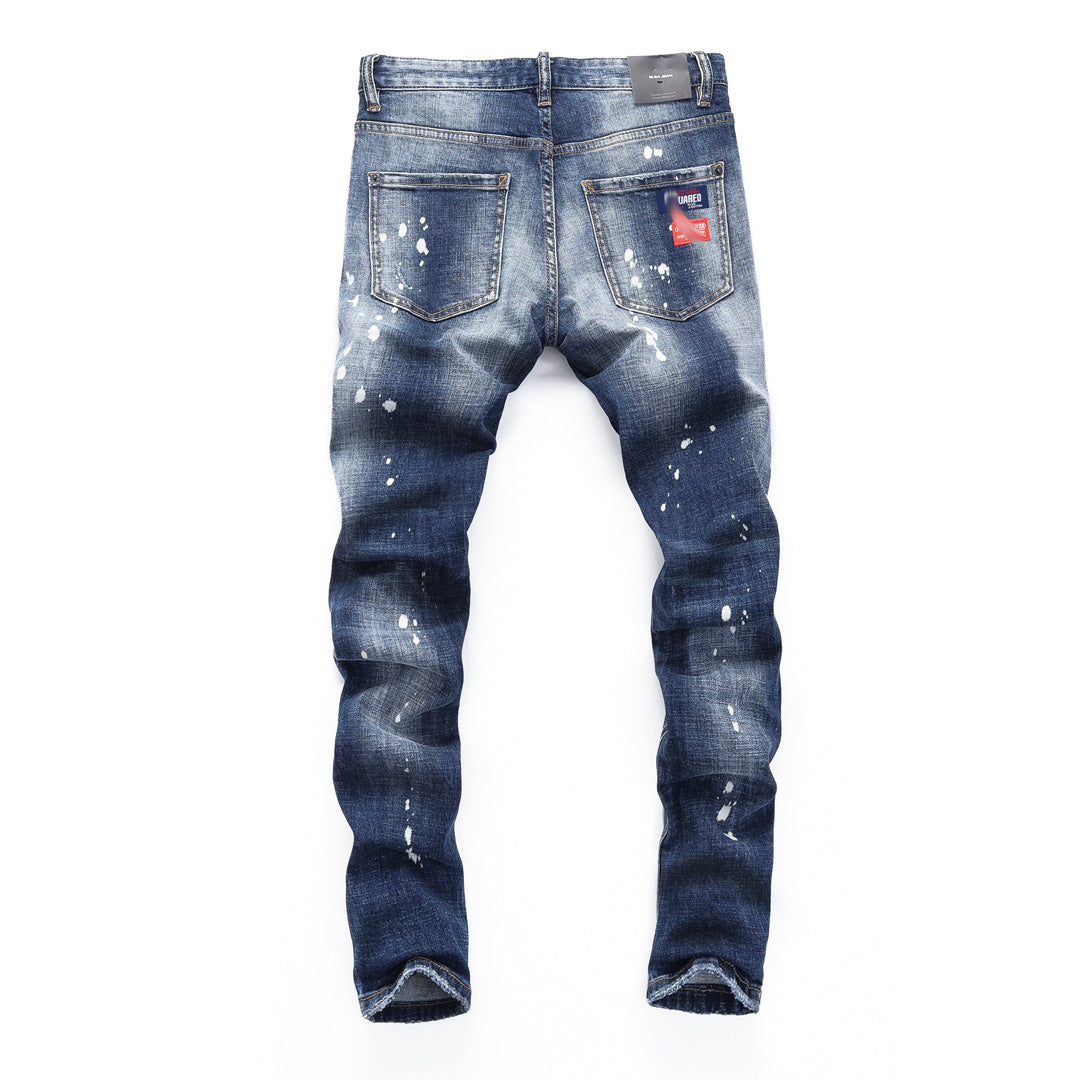 SOLO-DSQ2 2024ss Ripped Jeans