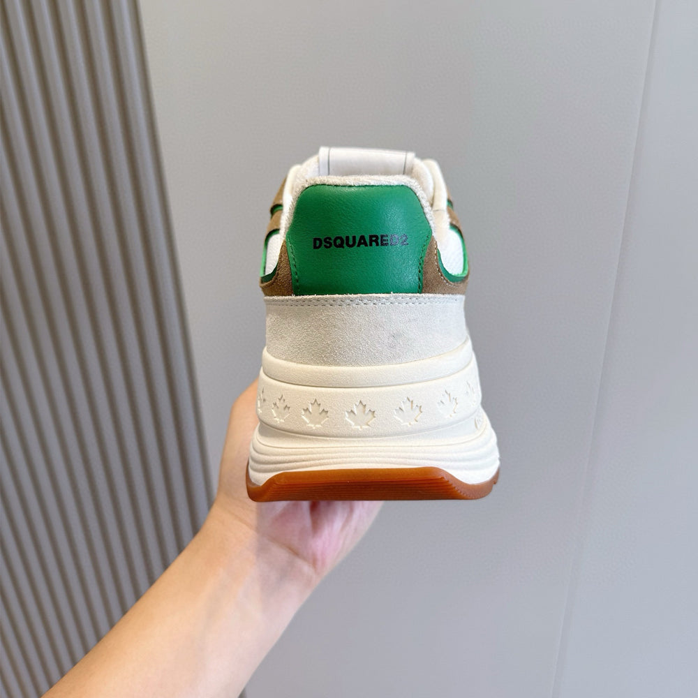 DSQ2 2026 Men's shoe Leather sneakers