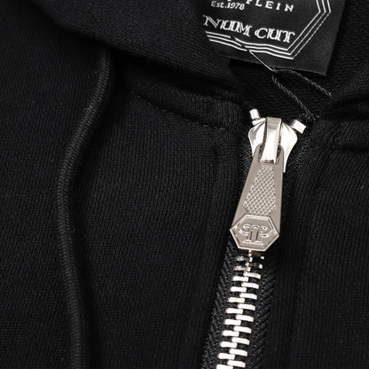 PLElN 2025SS Sports Black Hoodie