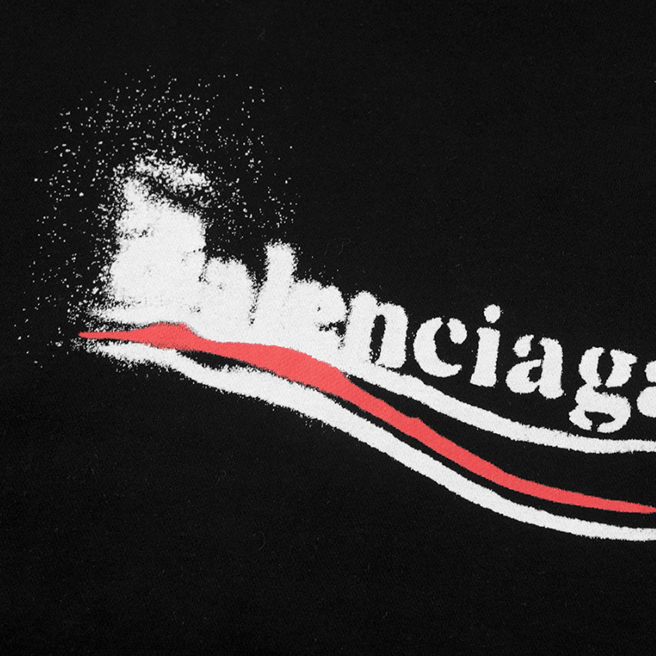 2025 Loose Fit Print Hoodie