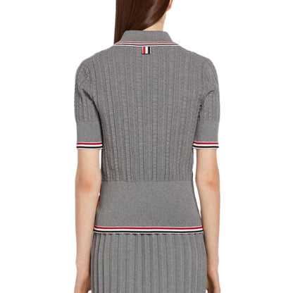 THOM  Women stripe POLO shirt